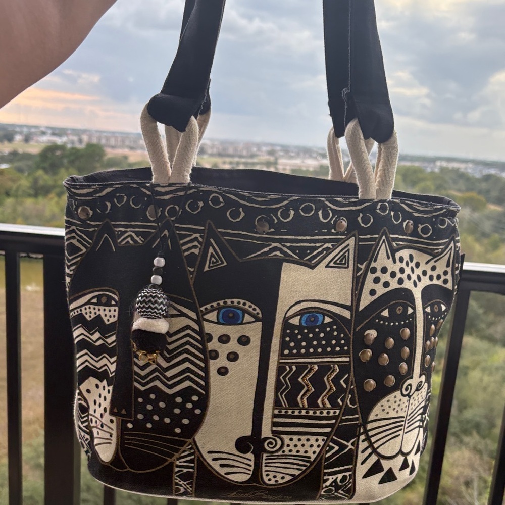 Laurel Burch 1980 Cats Tote Bag